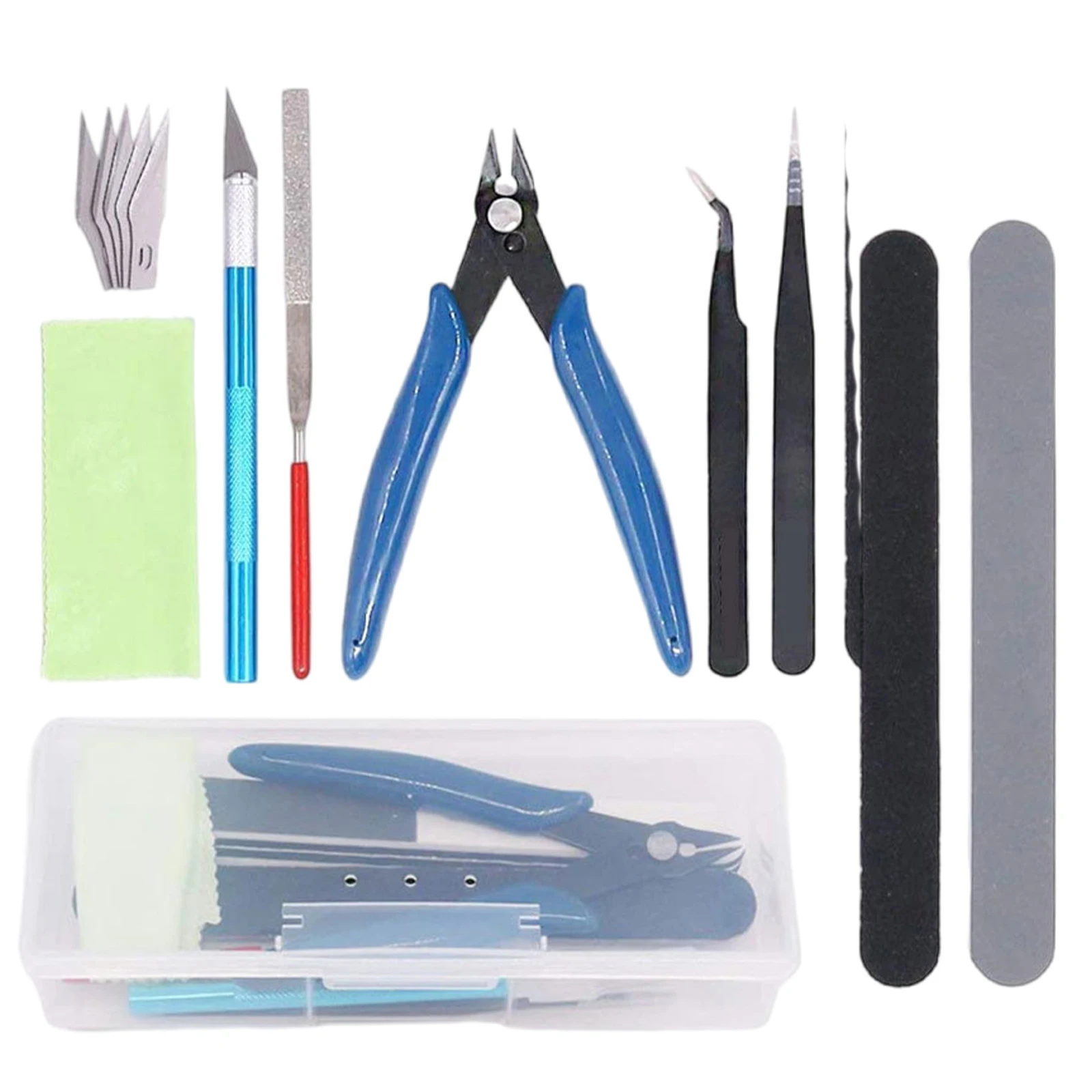 Model Kit Nipper - 9Pcs Modeler Tools Kit for Car/Toy/Gundam