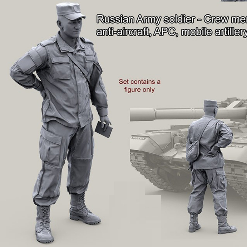Model Kit Gunpla - 1/35 Die-Casting Resin Figure Model Building