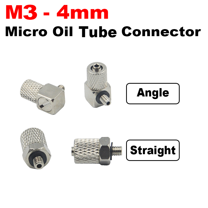 4PCS M3-4mm Connector For Hydr - Model Kit Excavator 评论和价格
