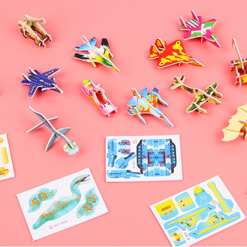 10pcs Creative Cute Paper Plan - Model Kit Dinosaur 评论和价格