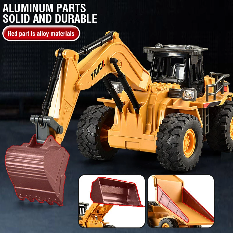 2.4G Alloy Remote Control Exca - Model Kit Excavator 评论和价格