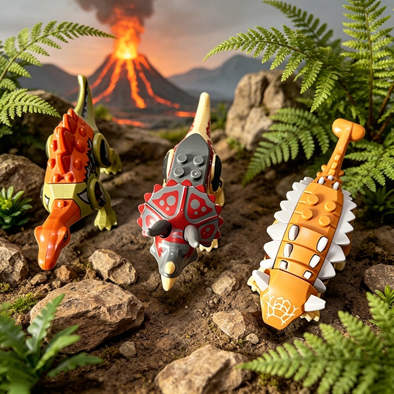 Mini Jurassic Dinosaurs World  - Model Kit Jurassic Park 评论和价格