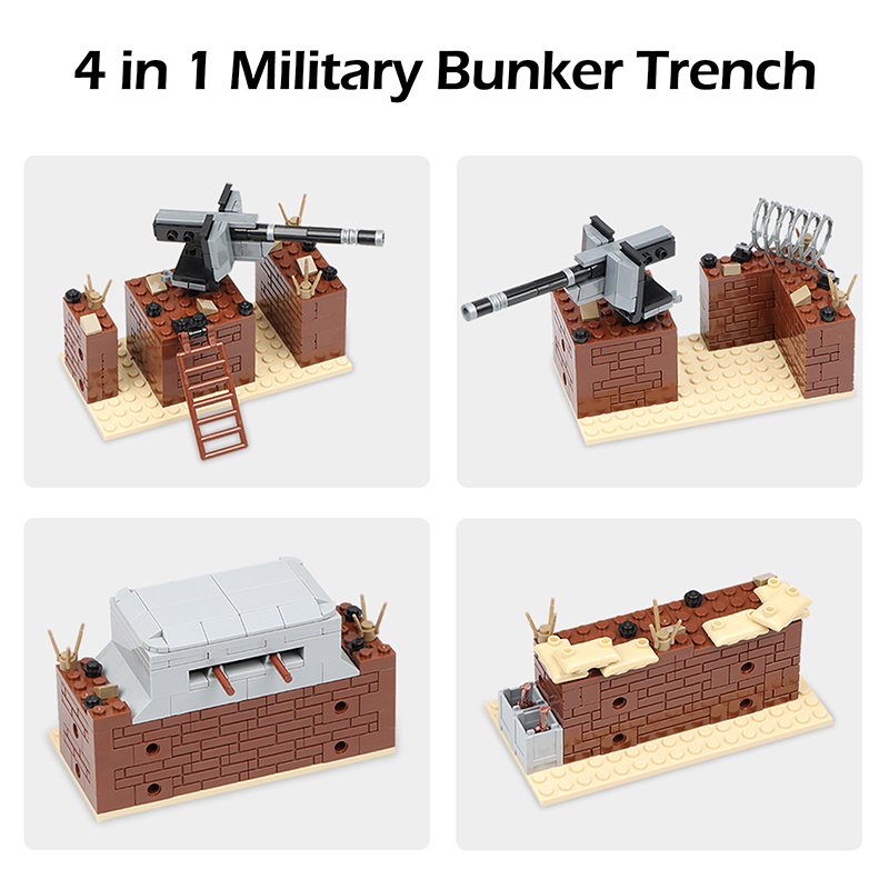 Hot WW2 Military Trench Bunker - Model Kit Gunpla 评论和价格