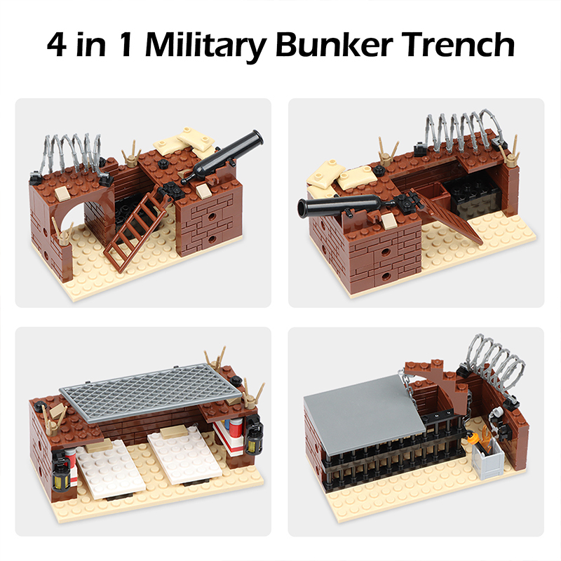 Hot WW2 Military Trench Bunker - Model Kit Gunpla 评论和价格