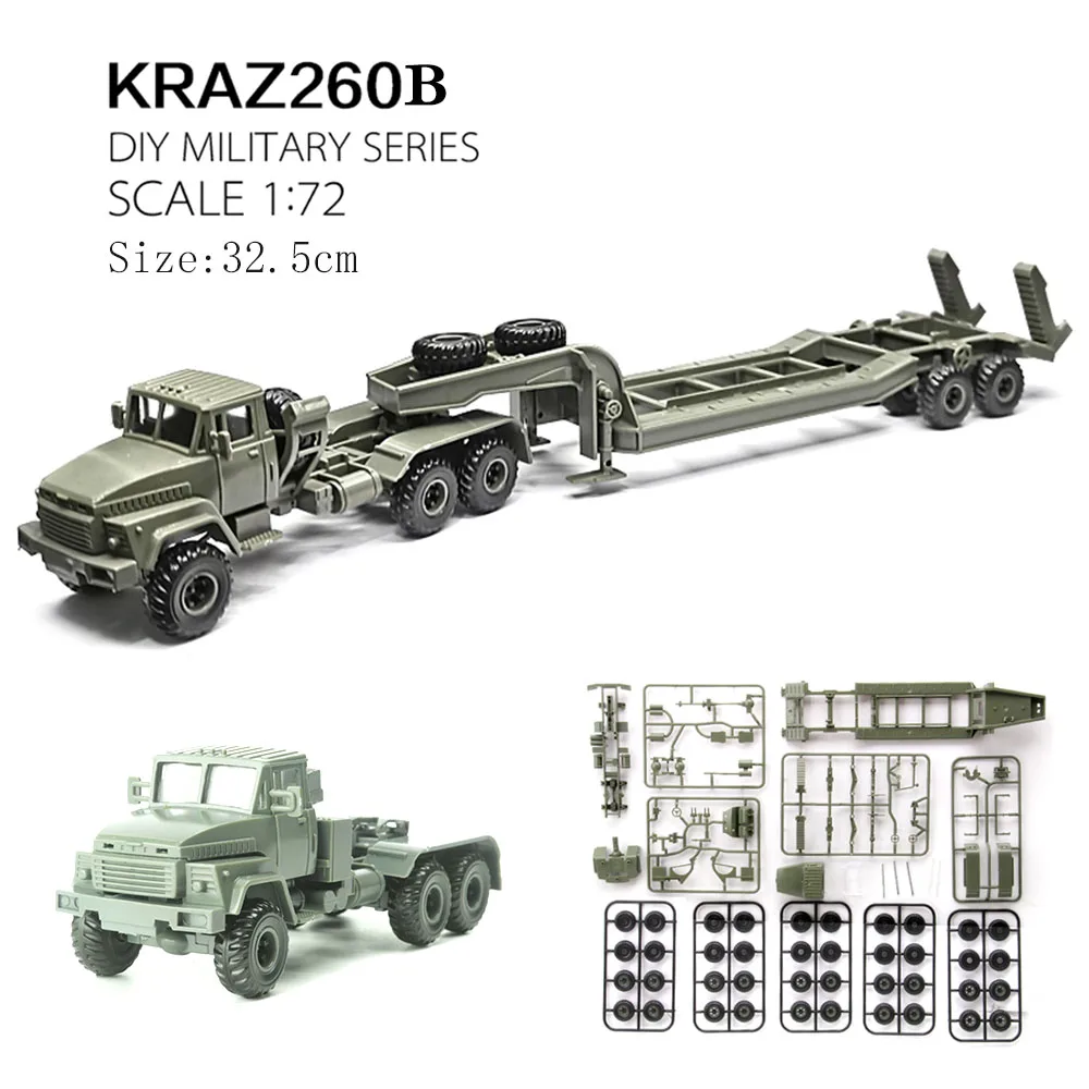 1/72 Ukraine KRAZ260B Semitrai - Model Kit Ukraine 评论和价格