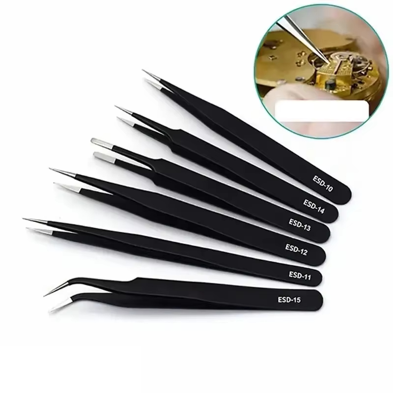 Precision Tweezers Set ESD Ant - Model Kit Nipper 评论和价格