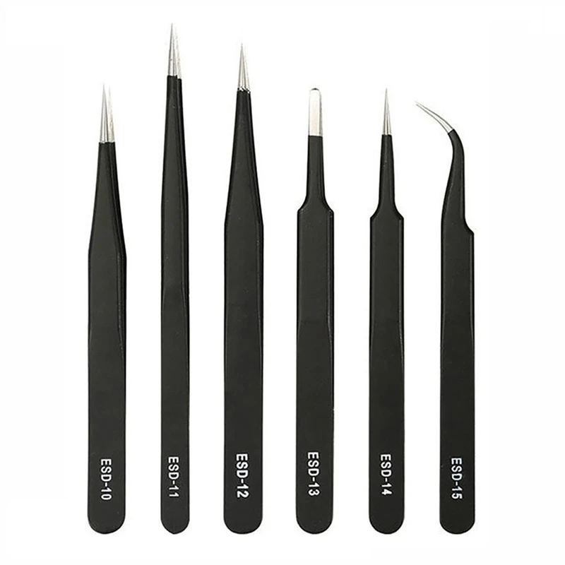 Precision Tweezers Set ESD Ant - Model Kit Nipper 评论和价格