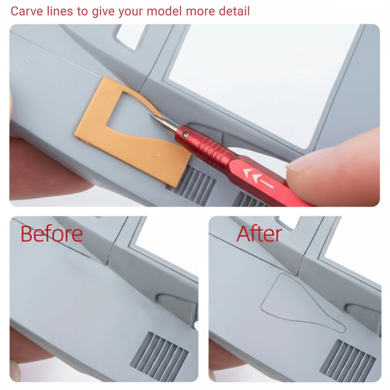 Model Scriber Tool Set with Sc - Model Kit Rg 评论和价格
