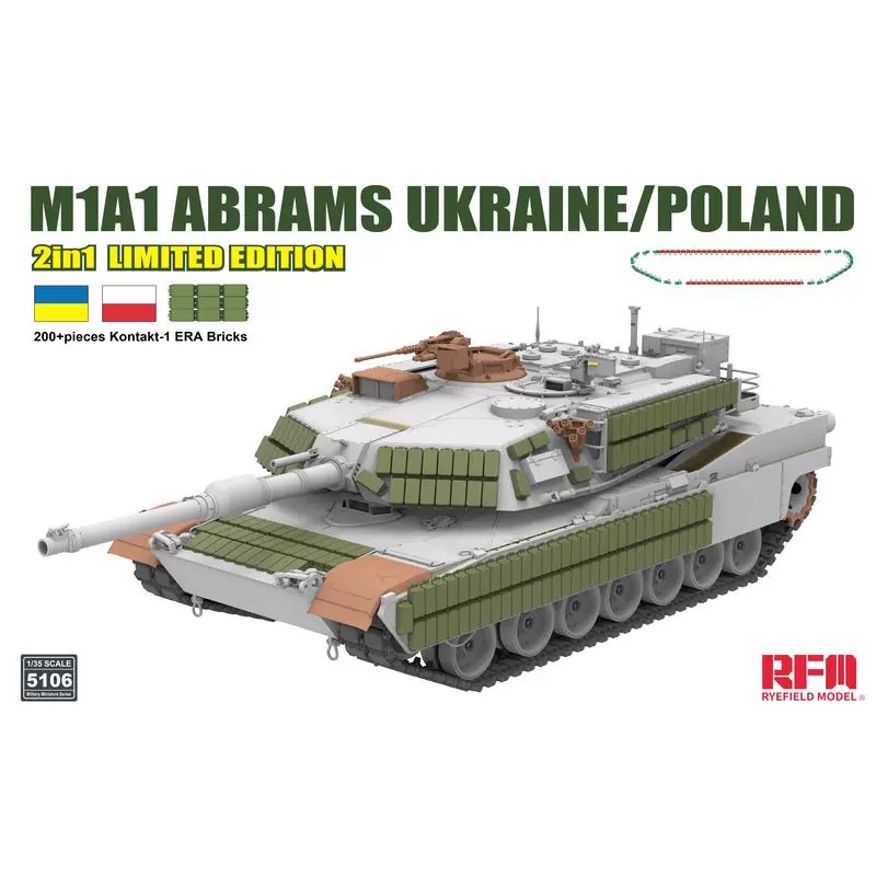 Rye Field 5106 1:35 Scale  M1A - Model Kit Ukraine 评论和价格