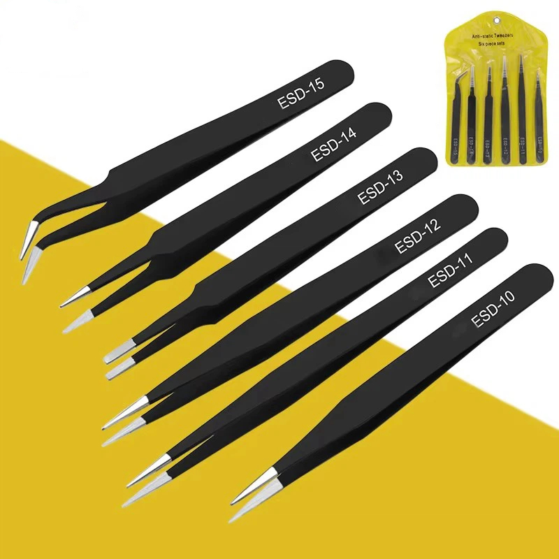 6pcs anti-static stainless ste - Model Kit Nipper 评论和价格