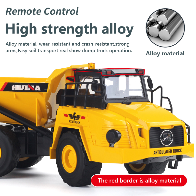1/18 Rc Truck Dumper Huina 155 - Model Kit Excavator 评论和价格