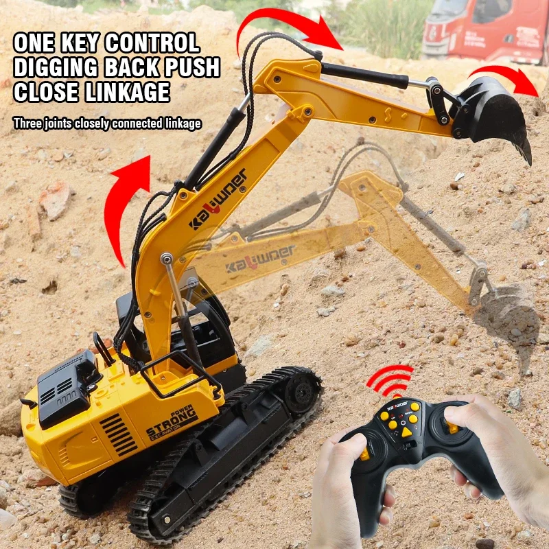Huina Rc Excavator 1/24 9Ch Re - Model Kit Excavator 评论和价格