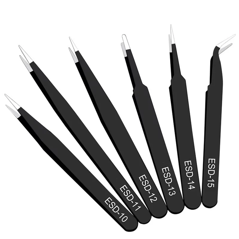 6pcs anti-static stainless ste - Model Kit Nipper 评论和价格