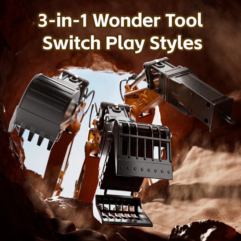 RC Excavator 14 Channel 3 IN 1 - Model Kit Excavator 评论和价格