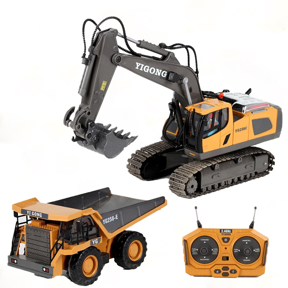 4WD Alloy RC Excavator Bulldoz - Model Kit Excavator 评论和价格