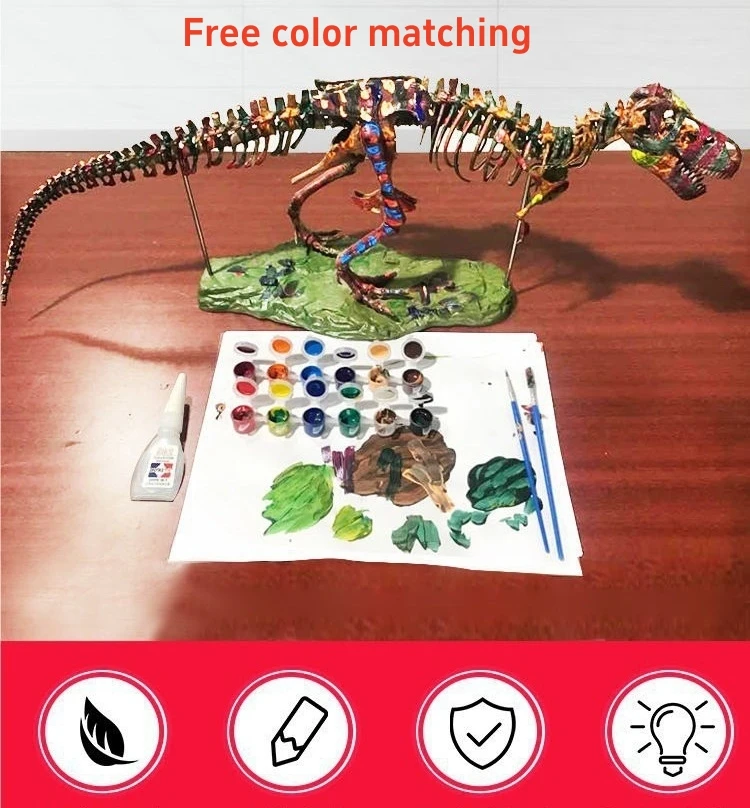 Large DIY Dinosaur Skeleton To - Model Kit Jurassic Park 评论和价格