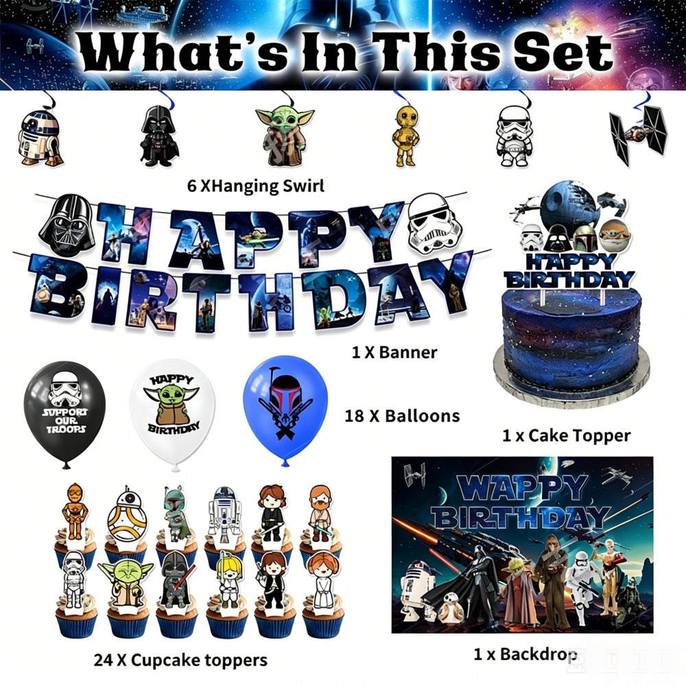 Star Wars Birthday Party Suppl - Model Kit Star Wars 评论和价格