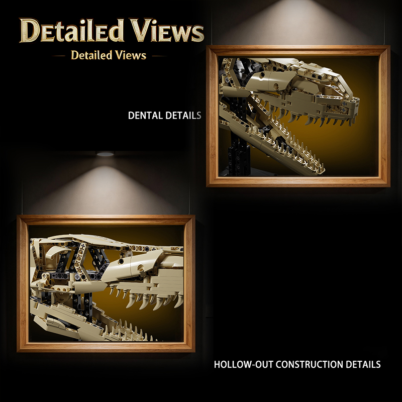 716PCS Raptor Building Blocks  - Model Kit Dinosaur 评论和价格