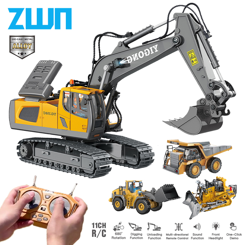 ZWN 2.4G Remote Control Excava - Model Kit Excavator 评论和价格