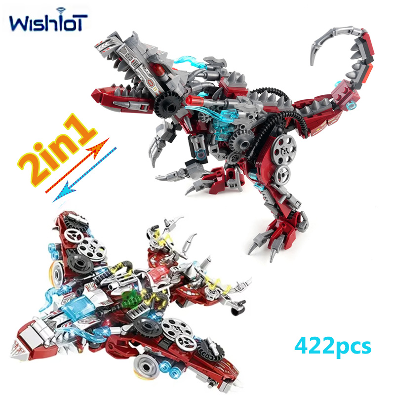 2in1 Mechanical Dinosaur/Fight - Model Kit Dinosaur 评论和价格
