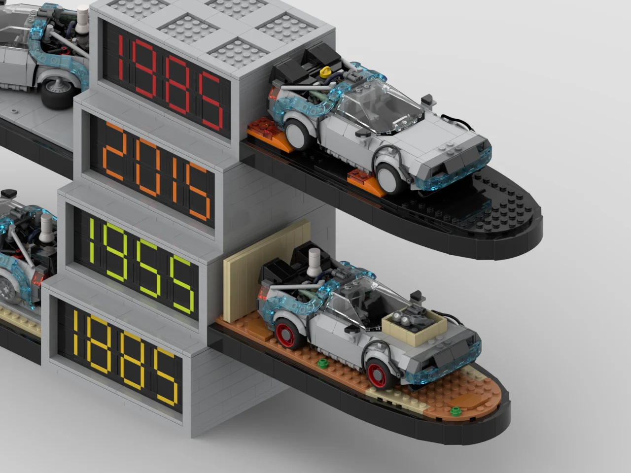 Moc Delorean Back To The Futur - Model Kit Kyogre 评论和价格