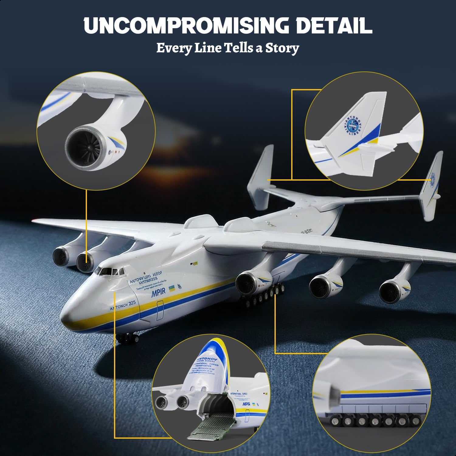 Antonov AN-225 Mriya 1/200 Sca - Model Kit Ukraine 评论和价格