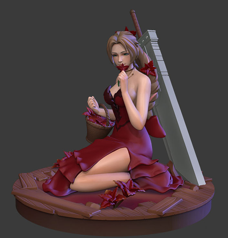 Resin Figure Kit  Aerith Gains - Model Kit Oberon 评论和价格