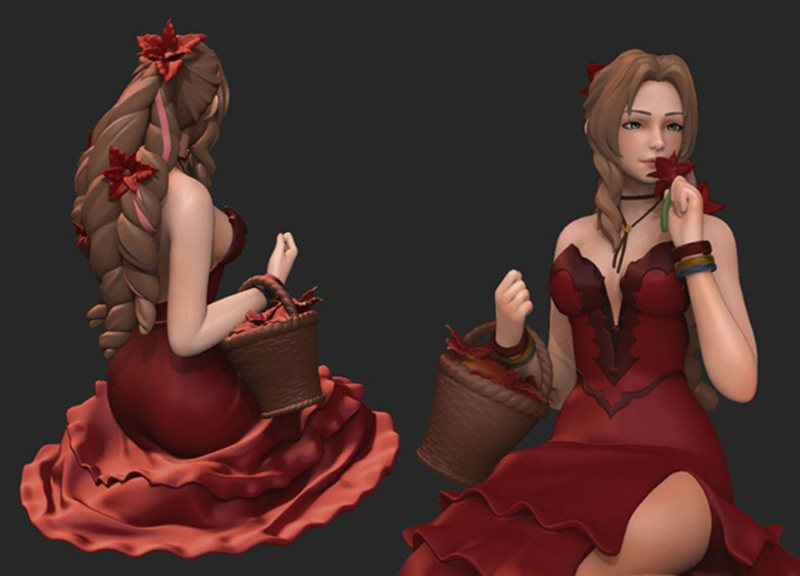 Resin Figure Kit  Aerith Gains - Model Kit Oberon 评论和价格