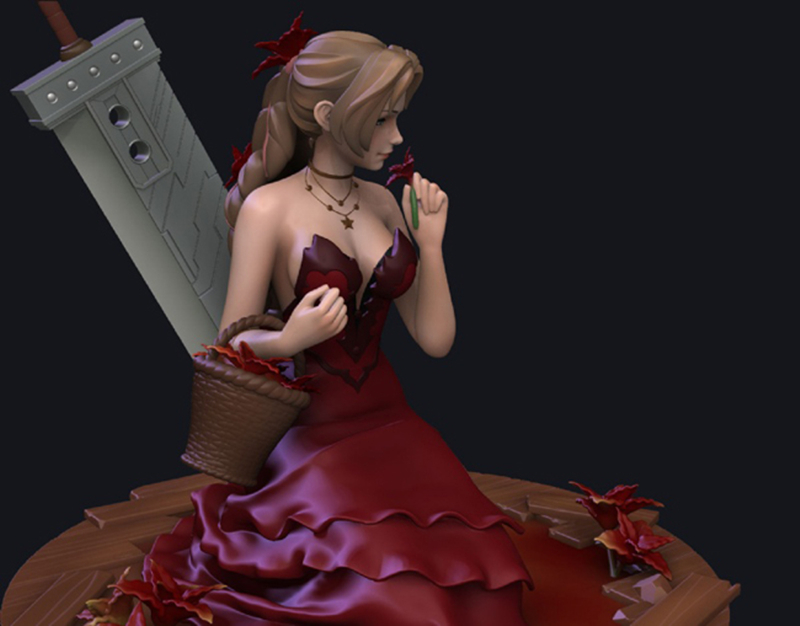 Resin Figure Kit  Aerith Gains - Model Kit Oberon 评论和价格